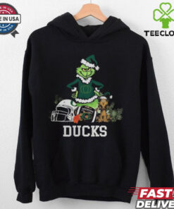 NCAA Grinch Shirt The Grinch And Oregon Ducks Christmas T Shirt