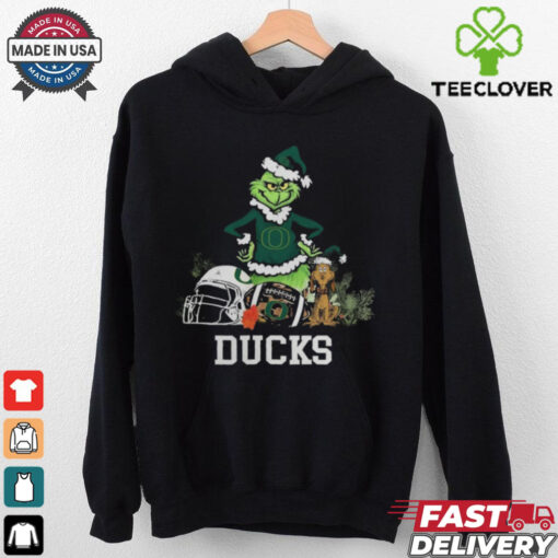 NCAA Grinch Shirt The Grinch And Oregon Ducks Christmas T Shirt
