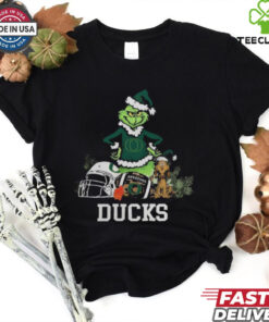 NCAA Grinch Shirt The Grinch And Oregon Ducks Christmas T Shirt