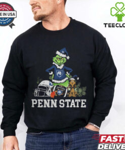 NCAA Grinch Shirt The Grinch And Penn State Christmas T Shirt