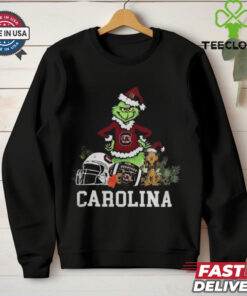 NCAA Grinch Shirt The Grinch And South Carolina Christmas T Shirt