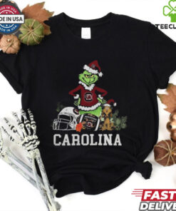 NCAA Grinch Shirt The Grinch And South Carolina Christmas T Shirt