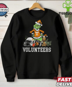 NCAA Grinch Shirt The Grinch And Tennessee Volunteers Christmas T Shirt