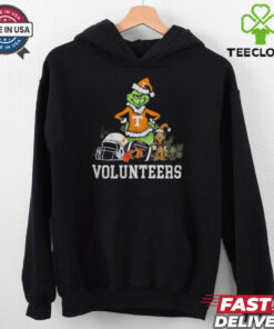 NCAA Grinch Shirt The Grinch And Tennessee Volunteers Christmas T Shirt