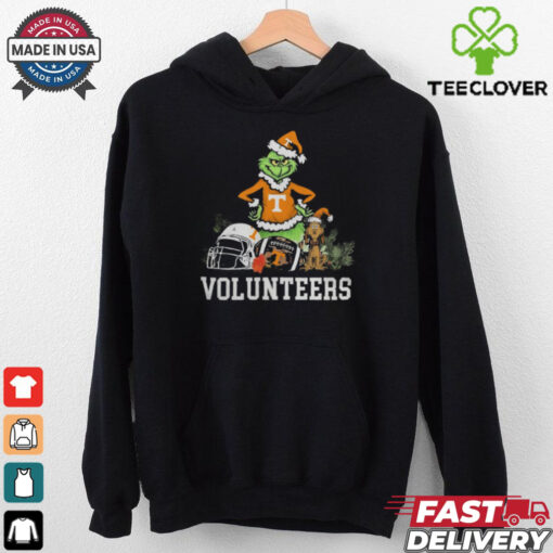 NCAA Grinch Shirt The Grinch And Tennessee Volunteers Christmas T Shirt