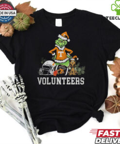 NCAA Grinch Shirt The Grinch And Tennessee Volunteers Christmas T Shirt