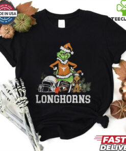 NCAA Grinch Shirt The Grinch And Texas Longhorns Christmas T Shirt