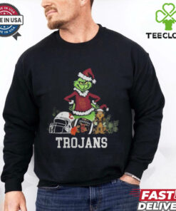 NCAA Grinch Shirt The Grinch And USC Trojans Christmas T Shirt