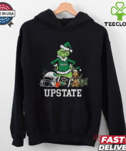 NCAA Grinch Shirt The Grinch And USC Upstate Christmas T Shirt