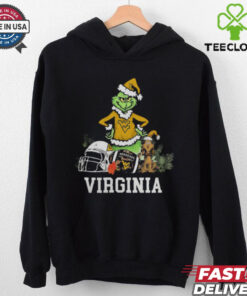 NCAA Grinch Shirt The Grinch And West Virginia Christmas T Shirt