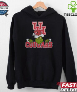 NCAA Houston Cougars Logo Football Grinch Christmas T Shirt