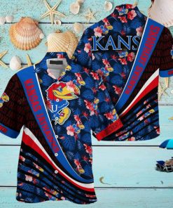 NCAA Kansas Jayhawks Blue Special Hawaiian Shirt