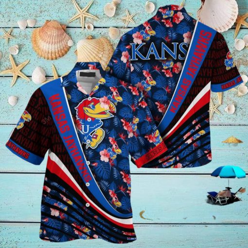 NCAA Kansas Jayhawks Blue Special Hawaiian Shirt