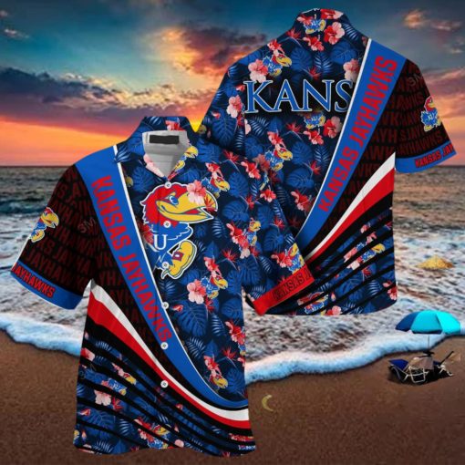 NCAA Kansas Jayhawks Blue Special Hawaiian Shirt