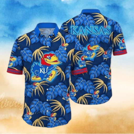 NCAA Kansas Jayhawks Hawaiian Shirt Beach Gift For Friend