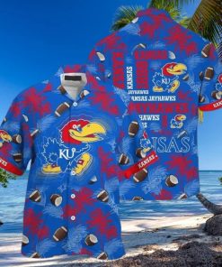 NCAA Kansas Jayhawks Hawaiian Shirt Gift For Beach Lovers