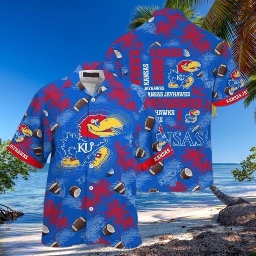 NCAA Kansas Jayhawks Hawaiian Shirt Gift For Beach Lovers