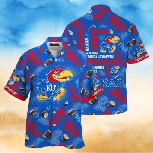 NCAA Kansas Jayhawks Hawaiian Shirt Gift For Beach Lovers