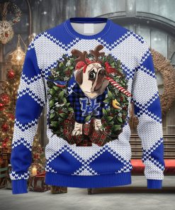 NCAA Kentucky Wildcats Pub Dog Christmas Ugly 3D Sweater For Men And Women Gift Ugly Christmas