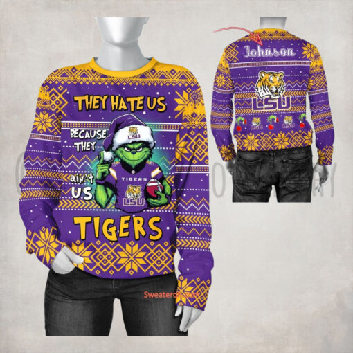 NCAA LSU Tigers They Hate Us Because They Ain’t US Sweater