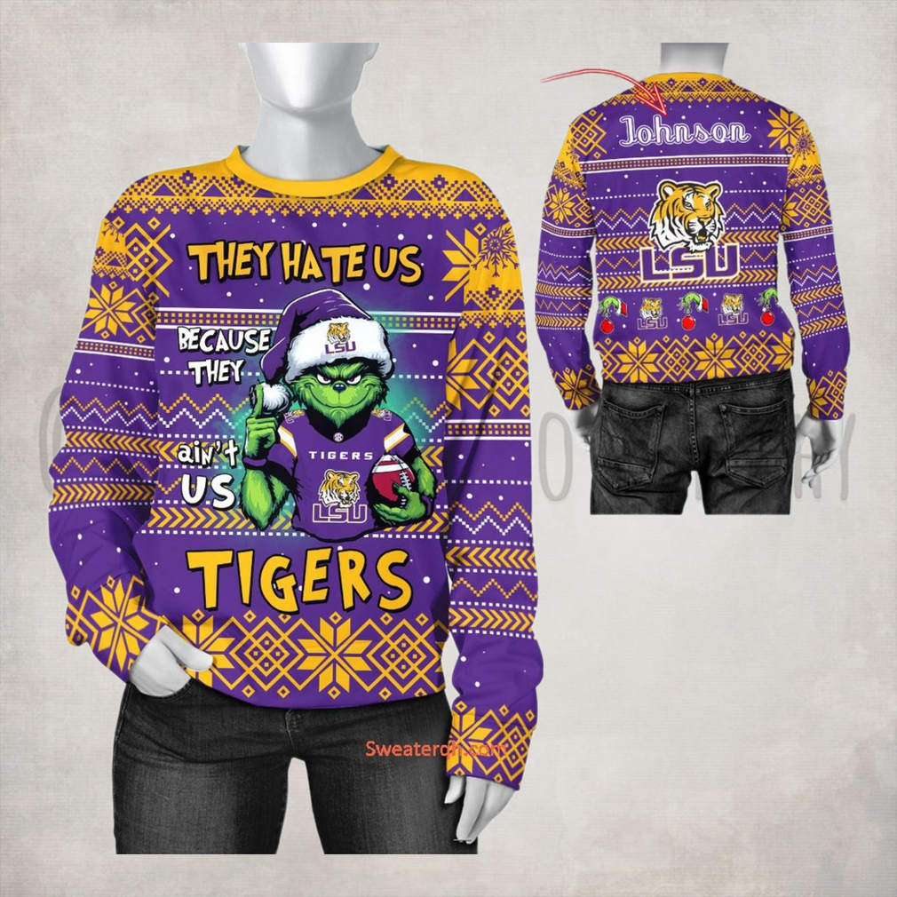 NCAA LSU Tigers They Hate Us Because They Ain’t US Sweater NCAA LSU Tigers They Hate Us Because They Ain’t US Sweater