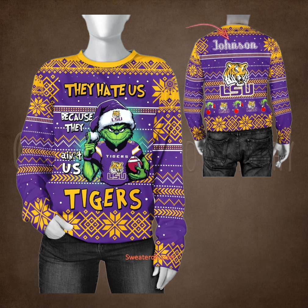 NCAA LSU Tigers They Hate Us Because They Ain’t US Sweater NCAA LSU Tigers They Hate Us Because They Ain’t US Sweater
