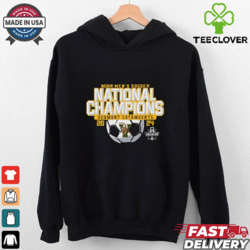 NCAA Mens Soccer Vermont Catamounts 2024 NCAA Mens Soccer National Champions Black Unisex T Shirt