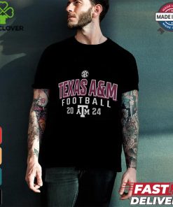 NCAA Men's Texas A&M Aggies Black Football Schedule T Shirt
