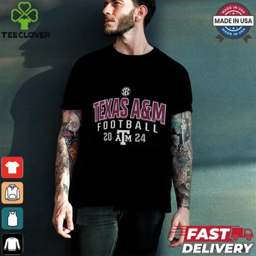 NCAA Men’s Texas A&M Aggies Black Football Schedule T Shirt