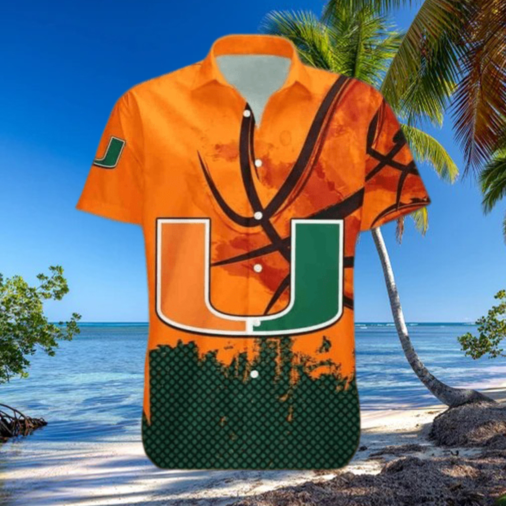 NCAA Miami Hurricanes Hawaiian Shirt Summer Beach Gift NCAA Miami Hurricanes Hawaiian Shirt Summer Beach Gift