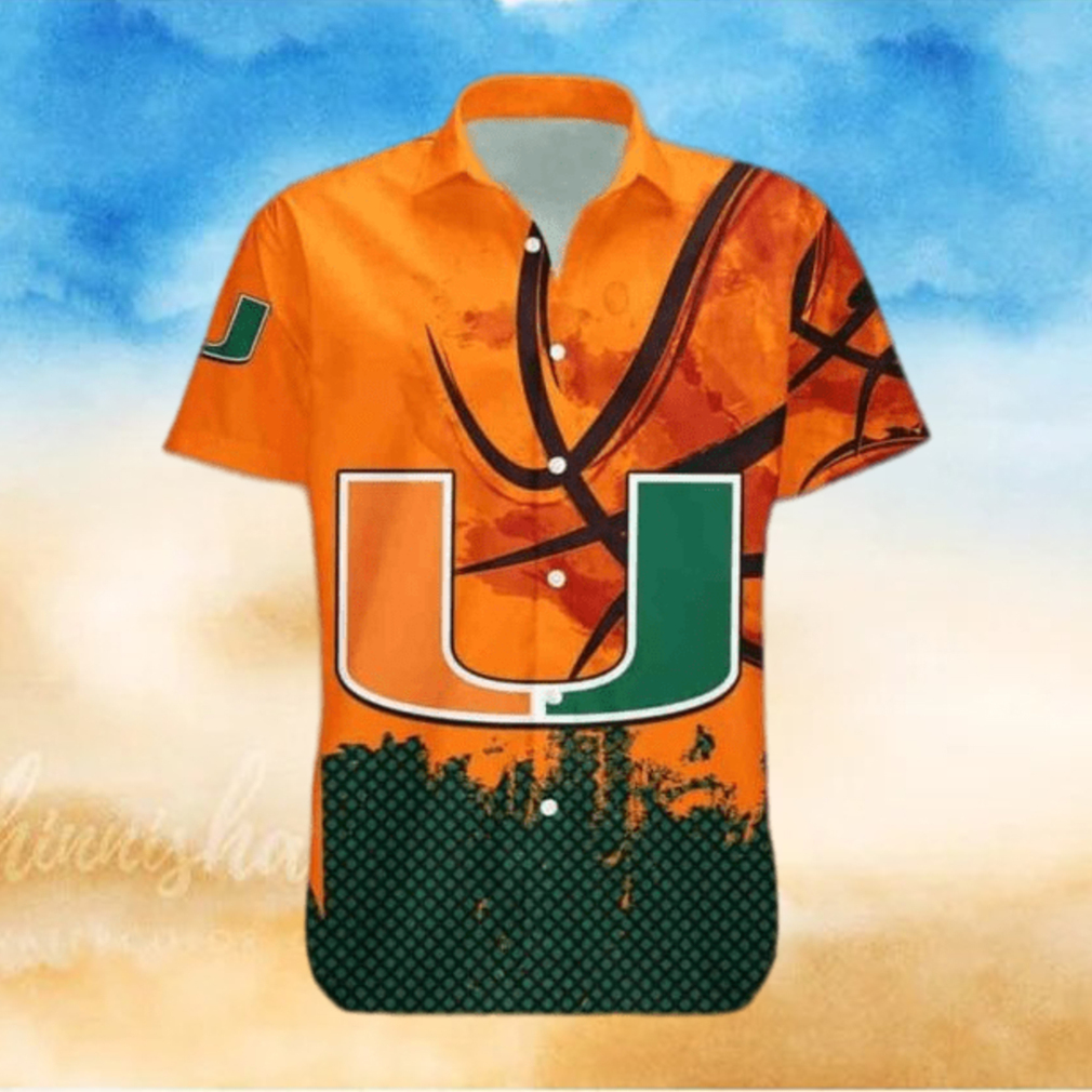 NCAA Miami Hurricanes Hawaiian Shirt Summer Beach Gift NCAA Miami Hurricanes Hawaiian Shirt Summer Beach Gift
