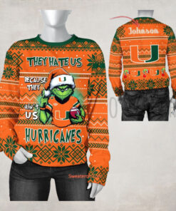 NCAA Miami Hurricanes They Hate Us Because They Ain’t US Sweater