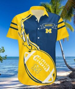 NCAA Michigan Wolverines Hawaiian Shirt Michigan Gift For Sport Fans