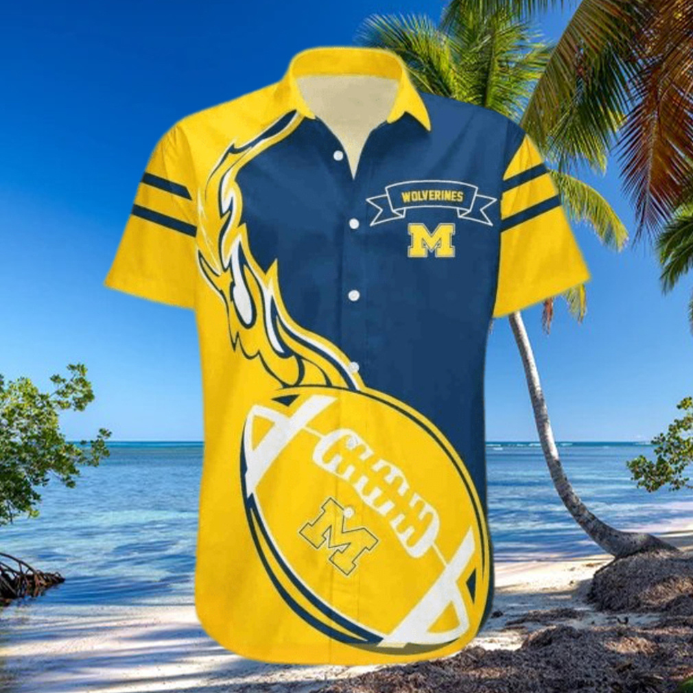 NCAA Michigan Wolverines Hawaiian Shirt Michigan Gift For Sport Fans NCAA Michigan Wolverines Hawaiian Shirt Michigan Gift For Sport Fans