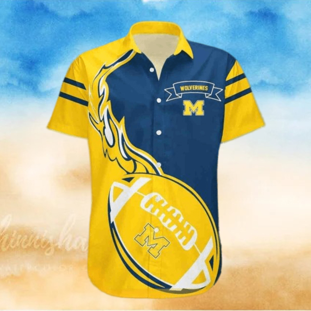 NCAA Michigan Wolverines Hawaiian Shirt Michigan Gift For Sport Fans NCAA Michigan Wolverines Hawaiian Shirt Michigan Gift For Sport Fans