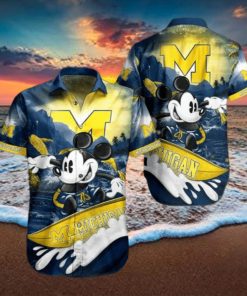 NCAA Michigan Wolverines Hawaiian Shirts