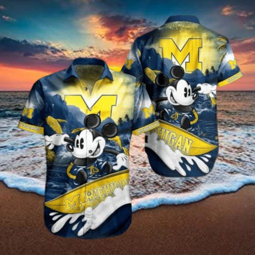 NCAA Michigan Wolverines Hawaiian Shirts