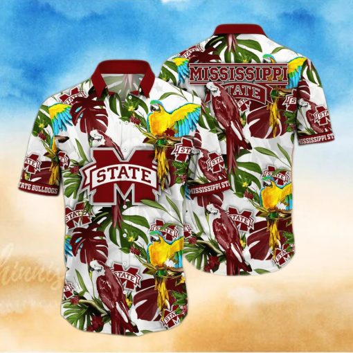 NCAA Mississippi State Bulldogs Hawaiian Shirt Practical Beach Gift For Boyfriend