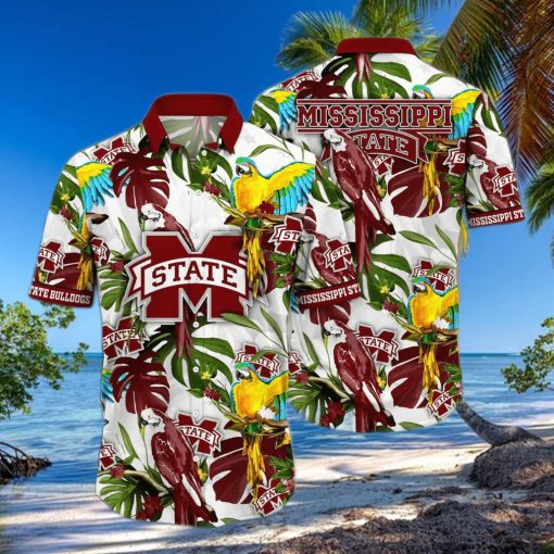 NCAA Mississippi State Bulldogs Hawaiian Shirt Practical Beach Gift For Boyfriend