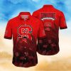Hampton Pirates Hawaiian Shirt Summer Gift Coconut Tree Tropical Grunge Pattern For NCAA Fans