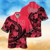 Floral Aloha NCAA Nebraska Cornhuskers Hawaiian Shirt Gift For Beach Lovers