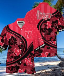 NCAA Nebraska Cornhuskers Hawaiian Shirt Custom Name Beach Gift For Him