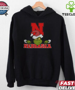 NCAA Nebraska Cornhuskers Logo Football Grinch Christmas T Shirt