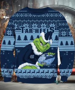 NCAA North Carolina Tar Heels Grinch AOP Ugly Christmas Sweater Christmas Gift For Men And Women