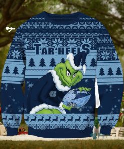 NCAA North Carolina Tar Heels Grinch AOP Ugly Christmas Sweater Christmas Gift For Men And Women