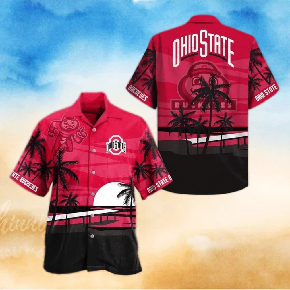 NCAA Ohio State Buckeyes Hawaiian Shirt Practical Beach Gift For Him NCAA Ohio State Buckeyes Hawaiian Shirt Practical Beach Gift For Him