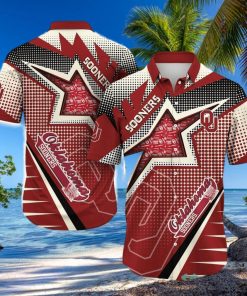 NCAA Oklahoma Sooners Hawaiian Shirt Star Pattern Beach Gift For Him