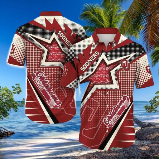 NCAA Oklahoma Sooners Hawaiian Shirt Star Pattern Beach Gift For Him