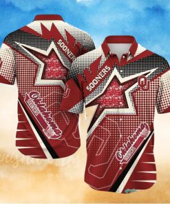 NCAA Oklahoma Sooners Hawaiian Shirt Star Pattern Beach Gift For Him