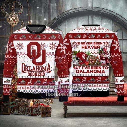 NCAA Oklahoma Sooners I’ve Been To Oklahoma Ugly Christmas Sweater